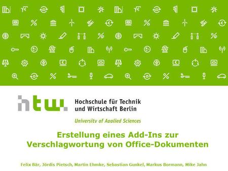 Erstellung eines Add-Ins zur Verschlagwortung von Office-Dokumenten