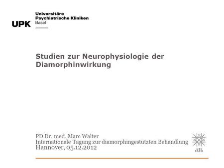 Studien zur Neurophysiologie der Diamorphinwirkung