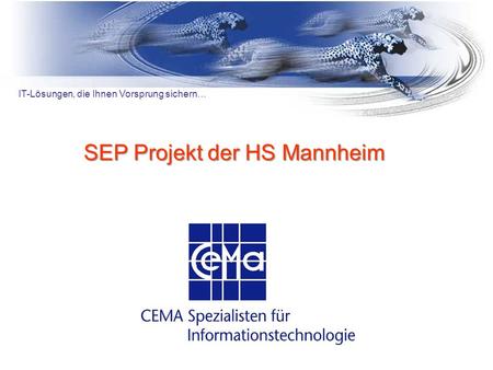 SEP Projekt der HS Mannheim