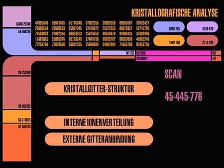 Kristallgitter-struktur interne ionenverteilung externe gitteranbindung Scan 45-445-776.