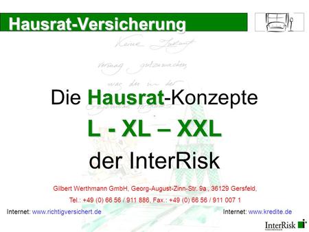 Hausrat-Versicherung