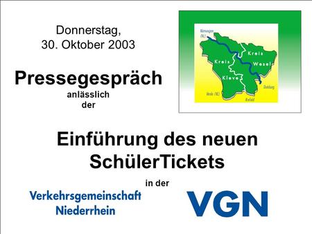 Einführung des neuen SchülerTickets