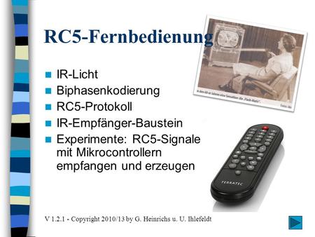 RC5-Fernbedienung IR-Licht Biphasenkodierung RC5-Protokoll