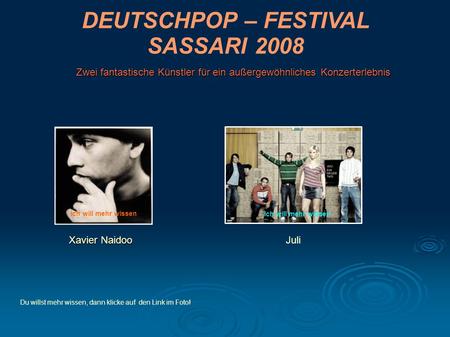 DEUTSCHPOP – FESTIVAL SASSARI 2008