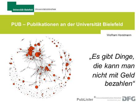 PUB – Publikationen an der Universität Bielefeld