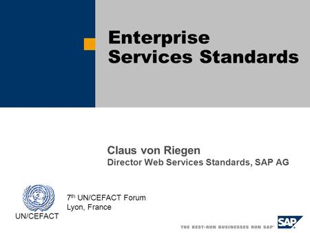 Enterprise Services Standards