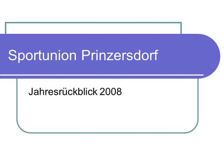 Sportunion Prinzersdorf