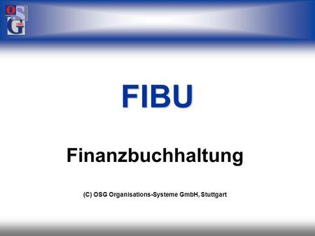 Finanzbuchhaltung (C) OSG Organisations-Systeme GmbH, Stuttgart