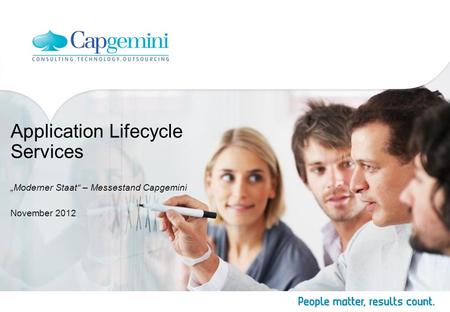 Application Lifecycle Services „Moderner Staat“ – Messestand Capgemini