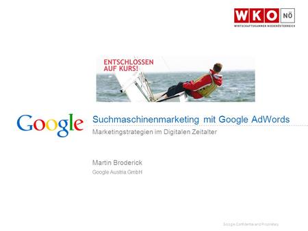 Suchmaschinenmarketing mit Google AdWords