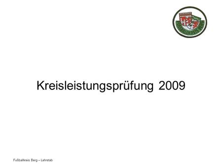 Kreisleistungsprüfung 2009