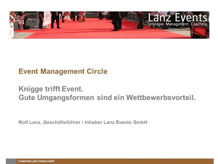 Event Management Circle