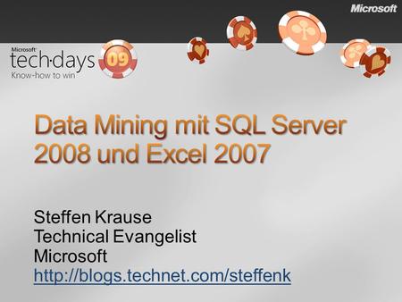 Data Mining mit SQL Server 2008 und Excel 2007