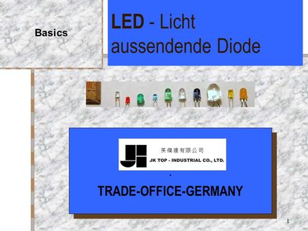 LED - Licht aussendende Diode