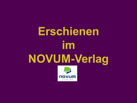 Erschienen im NOVUM-Verlag. Auf Abwegen spirituellen.