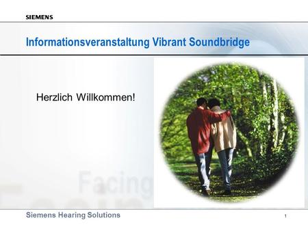 Informationsveranstaltung Vibrant Soundbridge