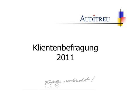 Klientenbefragung 2011.
