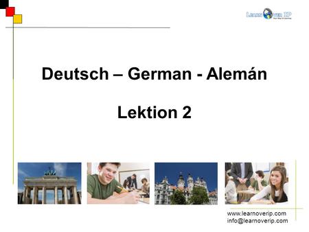 Deutsch – German - Alemán