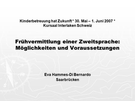 Eva Hammes-Di Bernardo Saarbrücken