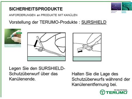 Vorstellung der TERUMO-Produkte : SURSHIELD