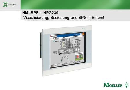 HMI-SPS – HPG230 Visualisierung, Bedienung und SPS in Einem!