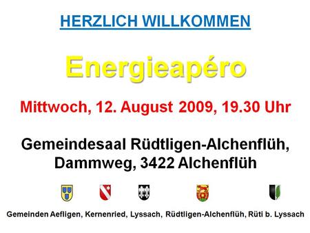 034 402 24 94 Energieberatungsstelle Region Emmental 034 402 24 94.