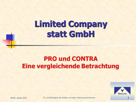 Limited Company statt GmbH