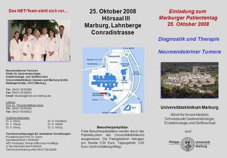 Marburger Patiententag Universitätsklinikum Marburg
