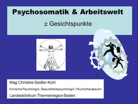 Psychosomatik & Arbeitswelt