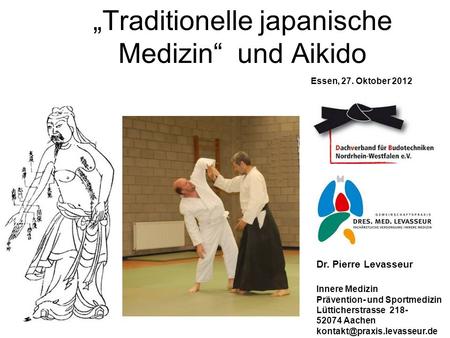 „Traditionelle japanische Medizin“ und Aikido