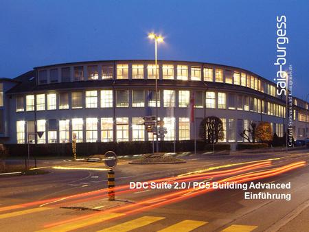 DDC Suite 2.0 / PG5 Building Advanced Einführung