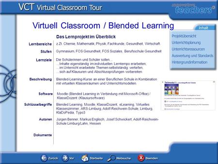 Virtuell Classroom / Blended Learning