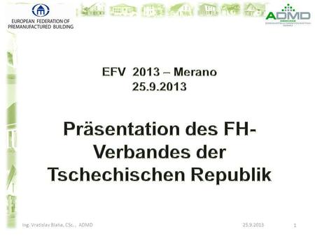 Präsentation des FH-Verbandes der Tschechischen Republik