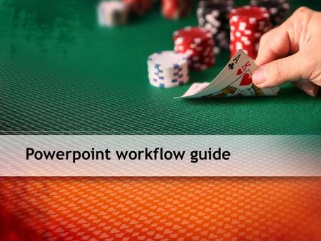 Powerpoint workflow guide. Voraussetzungen MS Office 2007 Audio-Software (z.B. Audacity) Camtasia.