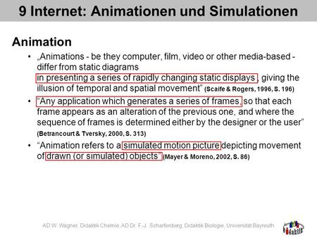 9 Internet: Animationen und Simulationen