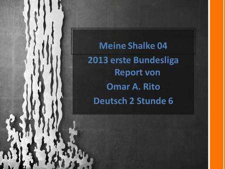 Meine Shalke 04 2013 erste Bundesliga Report von Omar A. Rito Deutsch 2 Stunde 6.