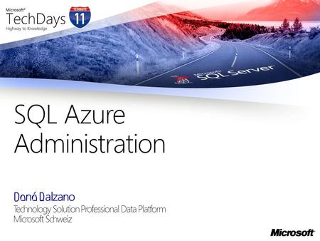 SQL Azure Administration