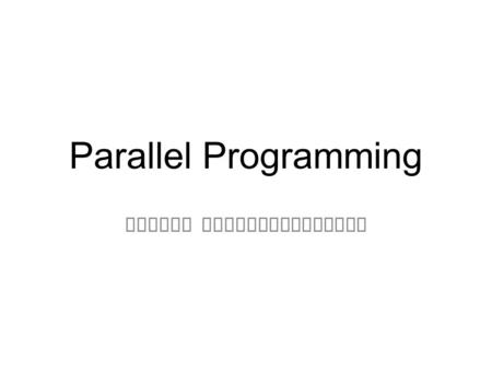 Parallel Programming Thread Synchronization. Heute 1. Lösung zu Assignment 2 2. Erstellen und Starten von Threads in Java 3. Das synchronized Schlüsselwort.