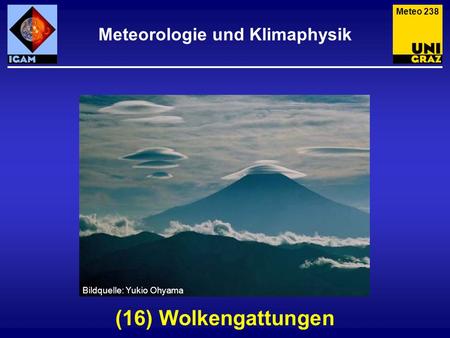Meteorologie und Klimaphysik
