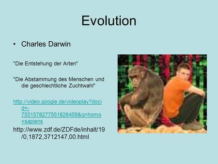 Evolution Charles Darwin