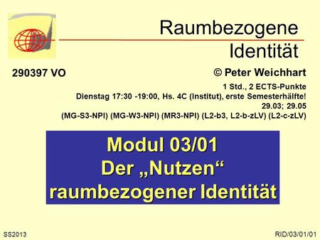 Raumbezogene Identität