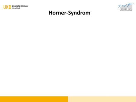 Blickdiagnose? Horner-Syndrom.