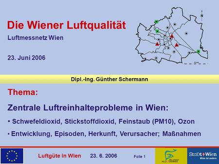 Die Wiener Luftqualität