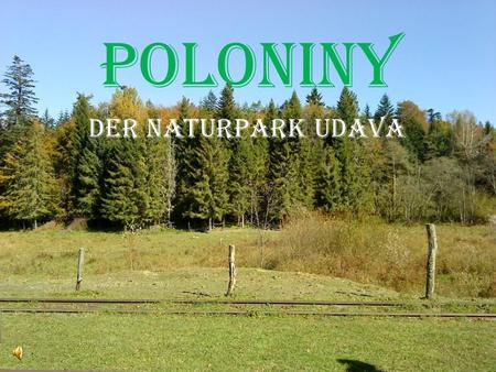 Poloniny Der Naturpark Udava.