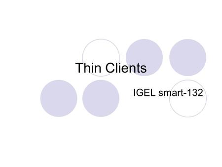 Thin Clients IGEL smart-132.