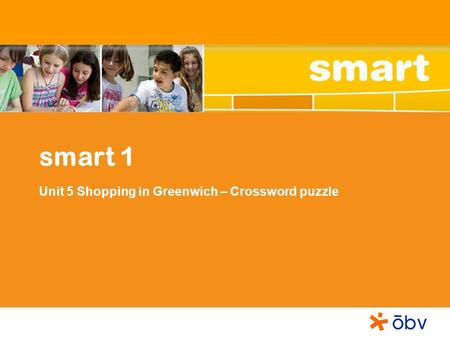 Smart 1 Unit 5 Shopping in Greenwich – Crossword puzzle.
