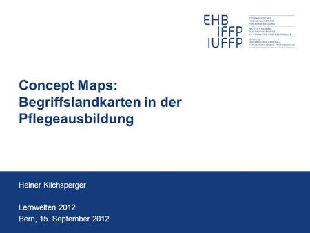 Concept Maps: Begriffslandkarten in der Pflegeausbildung