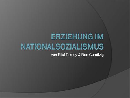 Erziehung im Nationalsozialismus