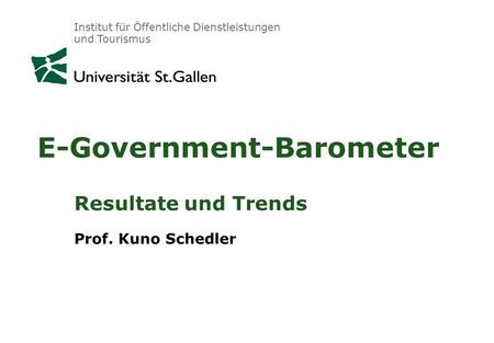E-Government-Barometer