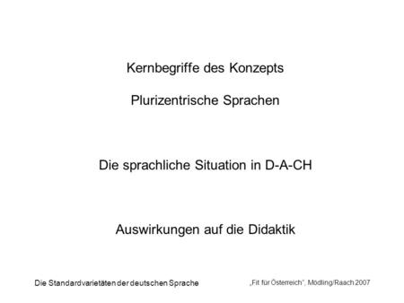 „Fit für Österreich“, Mödling/Raach 2007